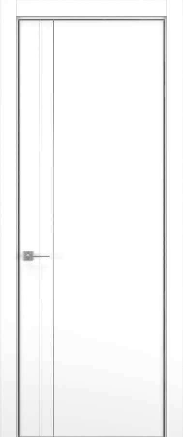 Дверь межкомнатная Hausdoors Керамик снежный 4 Minimalism L REVERSE кромка матовая в Екатеринбурге