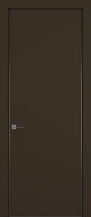 Дверь межкомнатная Hausdoors Керамик коричневый 1 Minimalism кромка матовая в Екатеринбурге