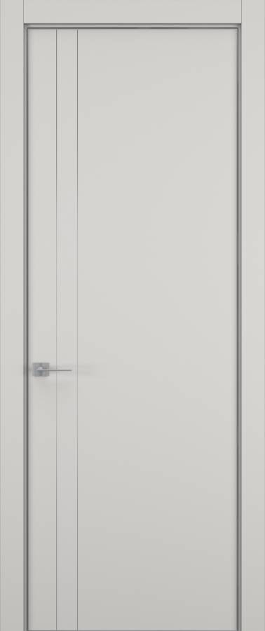 Дверь межкомнатная Hausdoors Керамик слоновая кость 4 Minimalism L REVERSE кромка матовая в Екатеринбурге