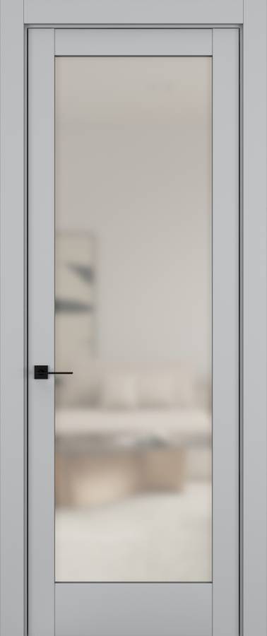 Дверь межкомнатная Hausdoors Шеллак серый 8 New Classic ст.матовое в Екатеринбурге