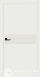 Дверь межкомнатная FRANT SCANDI Side S-2 White crystal кромка в цвет в Екатеринбурге