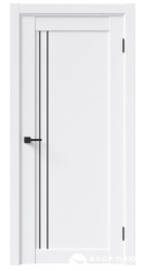 Дверь межкомнатная FRANT SCANDI Метрополь G-2 White crystal чёрный молдинг в Екатеринбурге