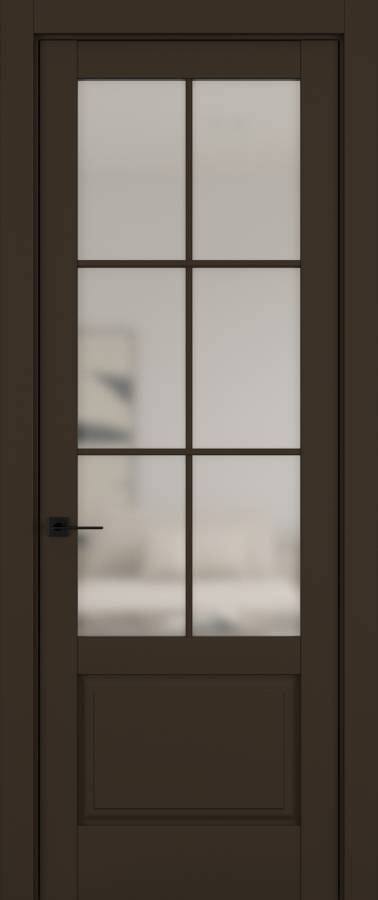 Дверь межкомнатная Hausdoors Керамик коричневый 12 New Classic ст.матовое в Екатеринбурге