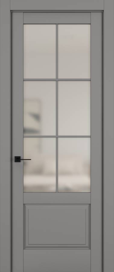 Дверь межкомнатная Hausdoors Керамик серый 12 New Classic ст.матовое в Екатеринбурге