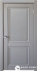 Дверь межкомнатная Деканто (Decanto) 1 серый бархат глухая в Екатеринбурге