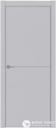 Дверь межкомнатная UBERTURE Тамбурат ПДТм 4102 Манхэттен серая кромка в Екатеринбурге