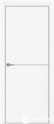 Дверь межкомнатная UBERTURE Тамбурат ПДТм 4102 Аляска суперматовая серая кромка в Екатеринбурге
