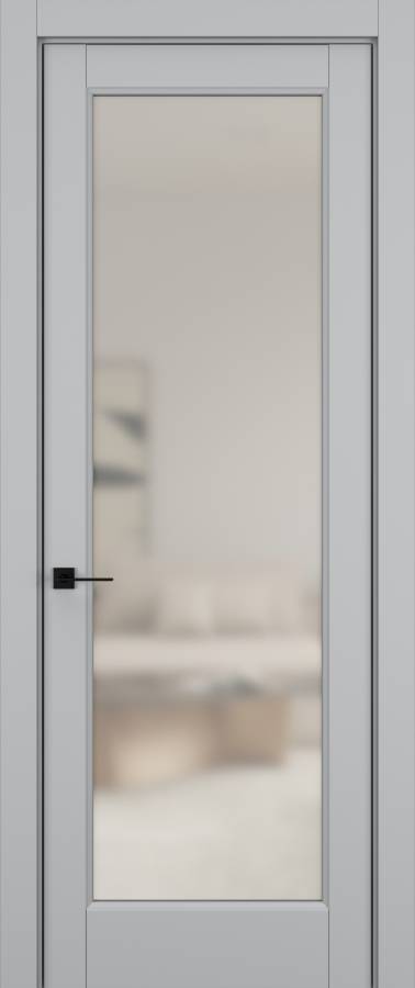 Дверь межкомнатная Hausdoors Шеллак серый 3 Soft Classic ст.матовое в Екатеринбурге