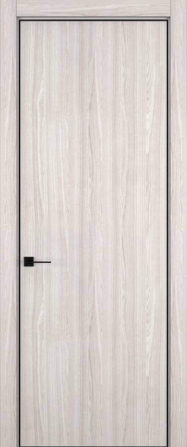 Дверь межкомнатная Hausdoors Дуб альпийский 1 Minimalism кромка черная в Екатеринбурге