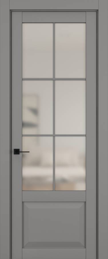 Дверь межкомнатная Hausdoors Керамик серый 6 New Classic ст.матовое в Екатеринбурге