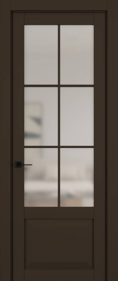 Дверь межкомнатная Hausdoors Керамик коричневый 6 New Classic ст.матовое в Екатеринбурге
