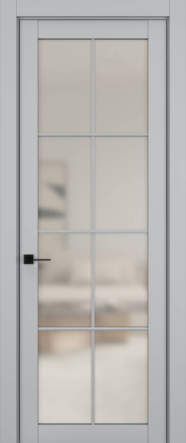 Дверь межкомнатная Hausdoors Шеллак серый 5 New Classic ст.матовое в Екатеринбурге