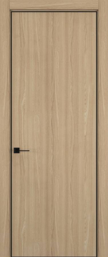 Дверь межкомнатная Hausdoors Дуб натуральный 1 Minimalism кромка черная в Екатеринбурге