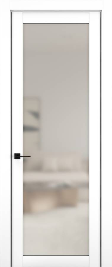 Дверь межкомнатная Hausdoors Керамик снежный 2 New Classic ст.просветленное в Екатеринбурге