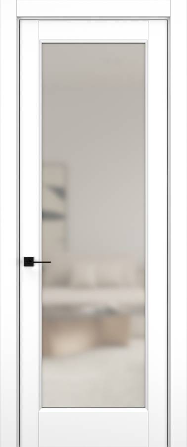 Дверь межкомнатная Hausdoors Керамик снежный 3 Soft Classic ст.просветленное в Екатеринбурге