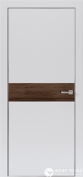 Дверь межкомнатная UBERTURE Тамбурат ПДТм 4106 Манхэттен серая кромка в Екатеринбурге