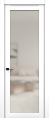 Дверь межкомнатная Hausdoors Керамик снежный 2 New Classic ст.просветленное