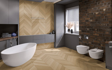 ПВХ плитка DAMY FLOOR Chevron LVT Тюильри