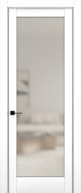 Дверь межкомнатная Hausdoors Керамик снежный 8 New Classic ст.просветленное