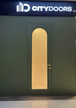 Дверь межкомнатная Сити Дорс Венеция-8 Эмаль стекло Флутис