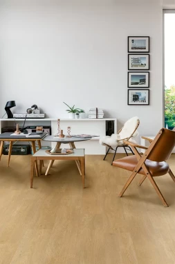 ПВХ плитка Quick Step Vinyl Flex LIV Дуб сатиновый средний натуральный
