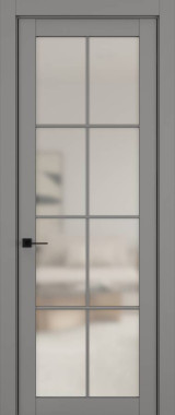 Дверь межкомнатная Hausdoors Керамик серый 5 New Classic ст.матовое