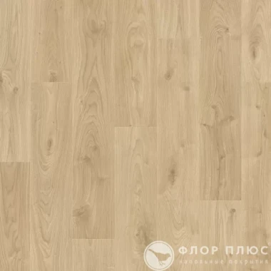 Ламинат Quick Step Perspective Доска дуба белого светло-бежевая PER6075