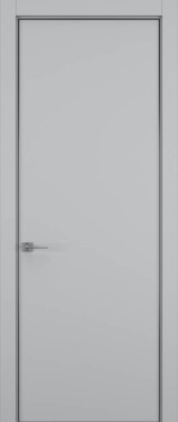 Дверь межкомнатная Hausdoors Шеллак серый 1 Minimalism кромка матовая