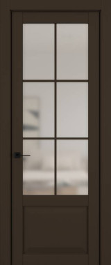 Дверь межкомнатная Hausdoors Керамик коричневый 6 New Classic ст.матовое