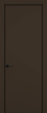 Дверь межкомнатная Hausdoors Керамик коричневый 1 Minimalism R REVERSE кромка черная