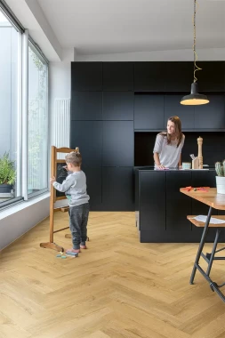 ПВХ плитка Quick Step Vinyl Flex PRISTINE Дуб оcенний медовый