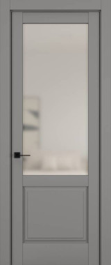 Дверь межкомнатная Hausdoors Керамик серый 10 New Classic ст.просветленное