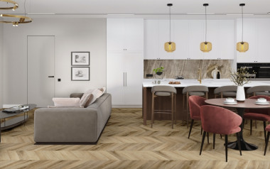 ПВХ плитка DAMY FLOOR Chevron LVT Амбуаз