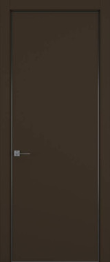 Дверь межкомнатная Hausdoors Керамик коричневый 1 Minimalism L REVERSE кромка матовая