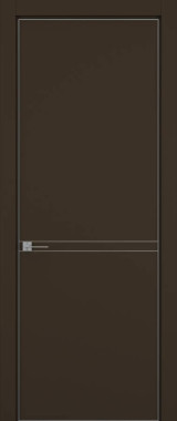 Дверь межкомнатная Hausdoors Керамик коричневый 3 Minimalism кромка матовая