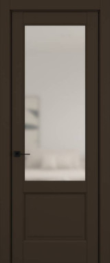 Дверь межкомнатная Hausdoors Керамик коричневый 4 Soft Classic ст.просветленное