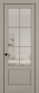 Дверь межкомнатная Hausdoors Керамик бежевый 12 New Classic ст.просветленное