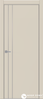 Дверь межкомнатная UBERTURE Тамбурат ПДТм 4105 Магнолия серая кромка