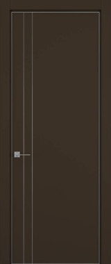 Дверь межкомнатная Hausdoors Керамик коричневый 4 Minimalism кромка матовая