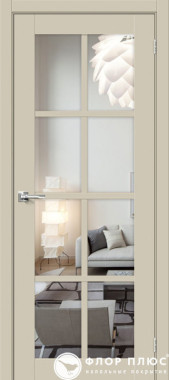 Дверь межкомнатная UBERTURE Парма 1222 магнолия