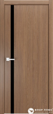 Дверь межкомнатная FRANT LINE GRAFICA SH-2 ДК 2К стекло Дуб капучино топан