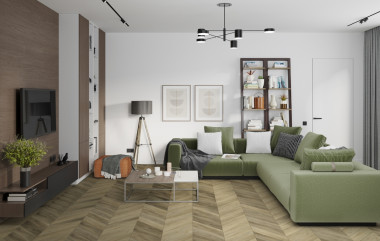 ПВХ плитка DAMY FLOOR Chevron LVT Амбуаз