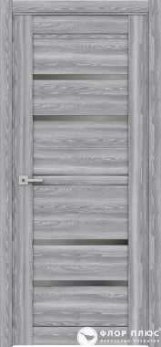 Дверь межкомнатная FRANT Fusion Astoria LX-8 Ривьера Грей стекло графит