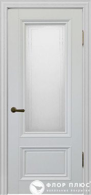 Дверь межкомнатная UBERTURE Алтай 802 светло-серый бархат остеклённая