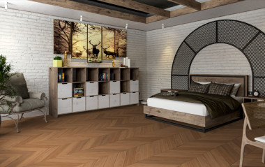 ПВХ плитка DAMY FLOOR Chevron LVT Блуа
