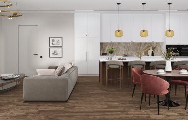 ПВХ плитка DAMY FLOOR Family LVT Орех  Американский