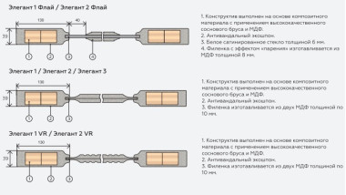 Дверь межкомнатная VFD Эмалекс Элегант 1 Бежевый Кристалл линия