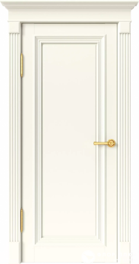 Дверь межкомнатная UBERTURE Катунь ПДГ 81001 1735+карниз ДАРК ВАЙТ (БЕЖЕВЫЙ)
