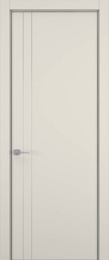 Дверь межкомнатная Hausdoors Керамик жемчужный 4 Minimalism L REVERSE кромка матовая