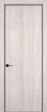 Дверь межкомнатная Hausdoors Дуб альпийский 1 Minimalism кромка черная